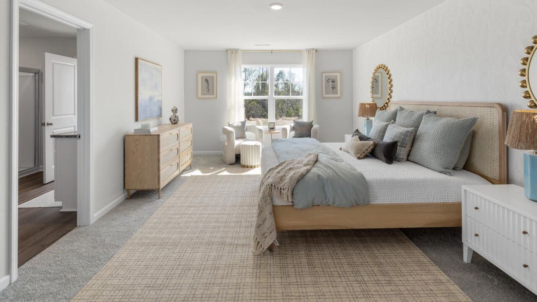 Furnished interior in a model home at Bella Point in Bolivia (Image 17). Furnished interior in a model home at Bella Point in Bolivia (Image 17).