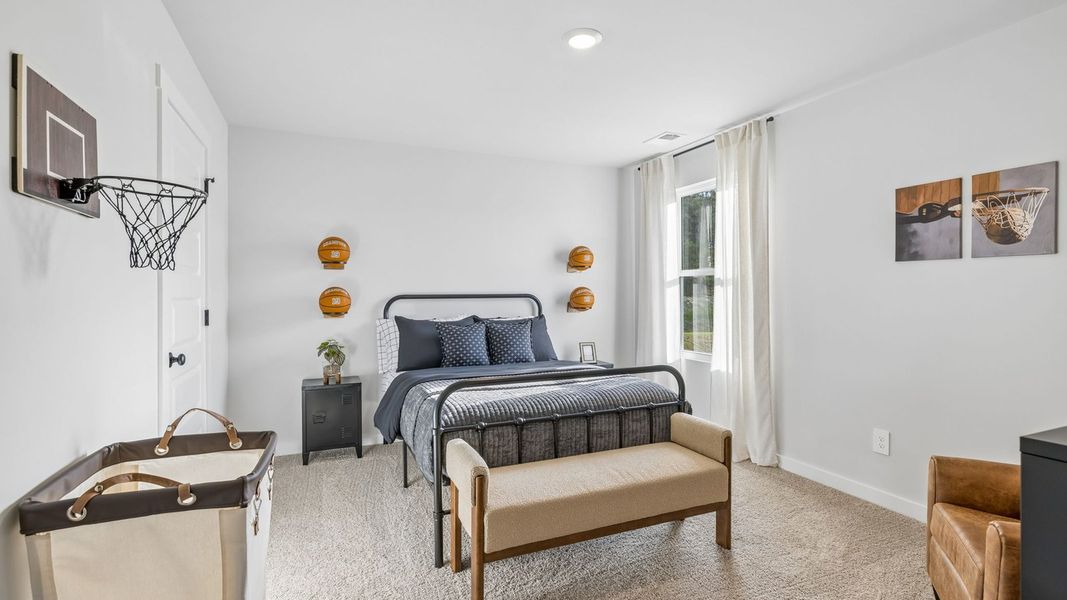 Furnished interior in a model home at Reserve at Hickory Ridge in Columbia (Image 102).