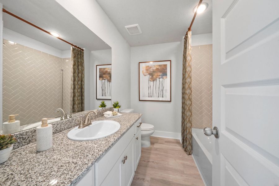 Cay Landing Model Home - Nimitz Floorplan - Secondary Bathroom