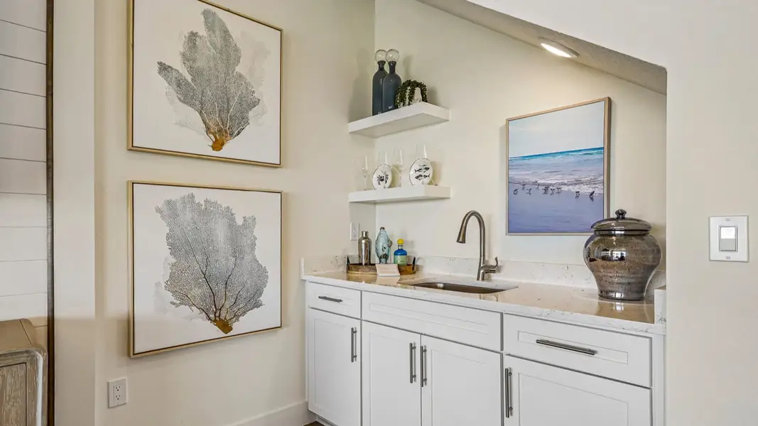 Wet Bar | Oleander Model Home at Ardisia Park in New Smyrna Beach