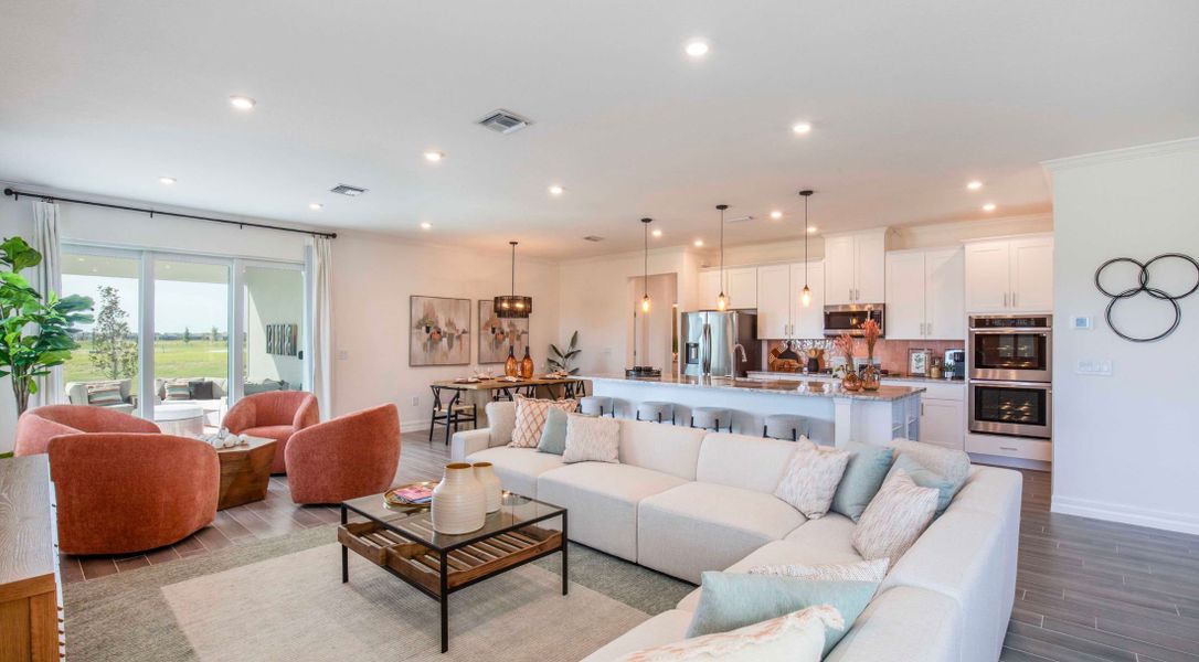 Furnished interior in a model home at Sorrento & Mount Dora in Mount Plymouth (Image 4).