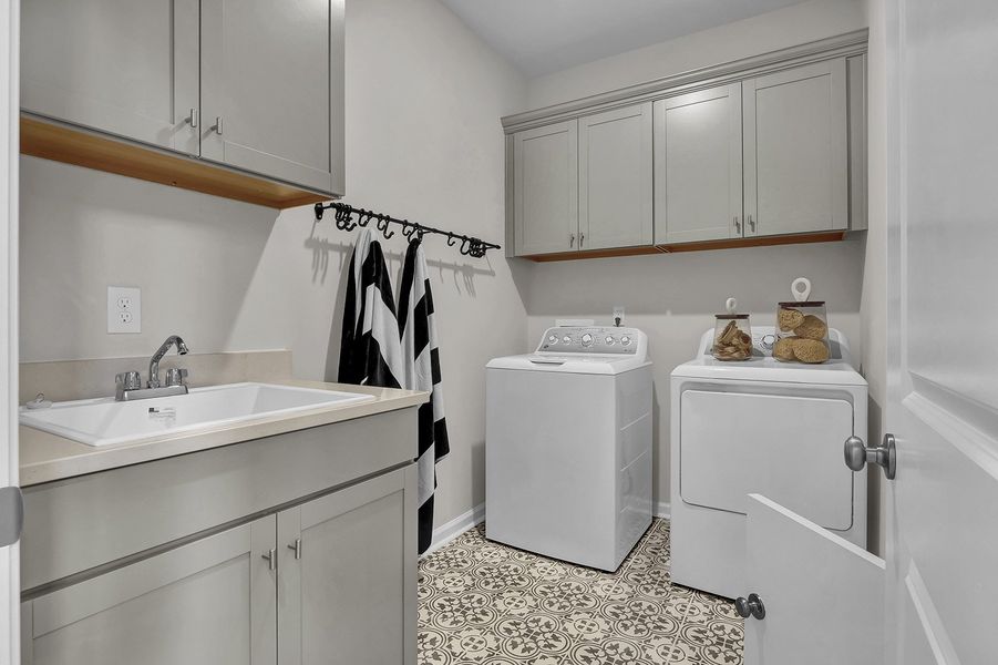 Hydrangea | Laundry Room