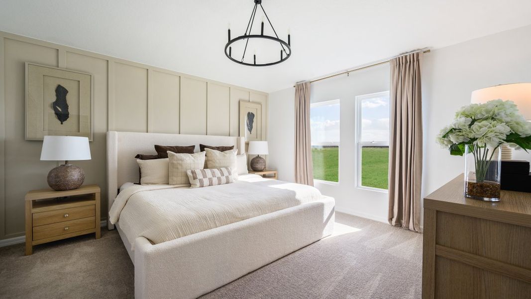 Furnished interior in a model home at Gum Lake Preserve in Lake Alfred (Image 6).
