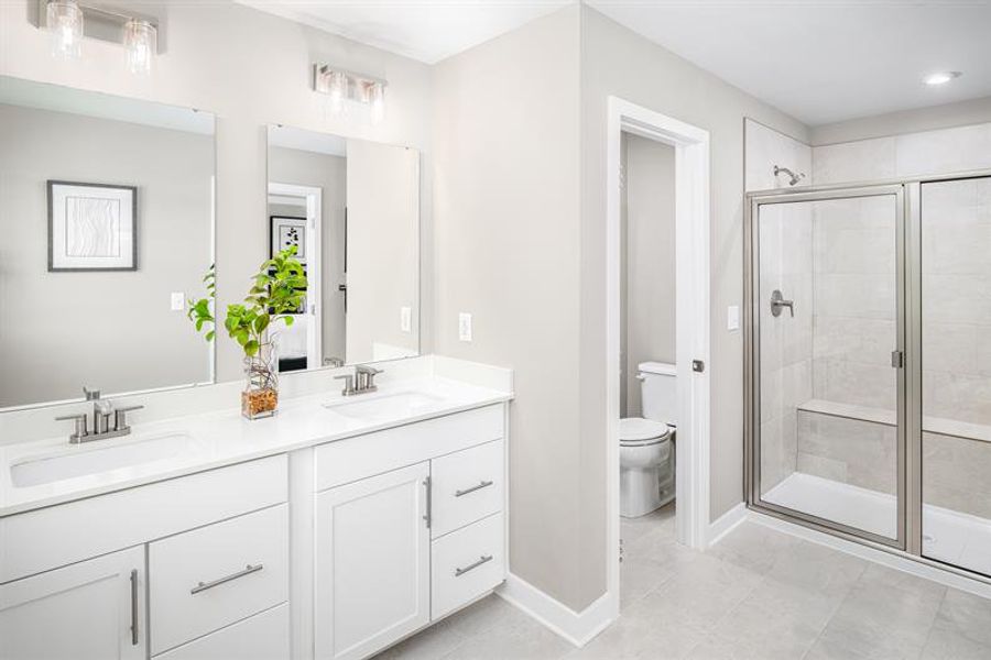 Furnished interior in a model home at Fost in Moyock (Image 10).