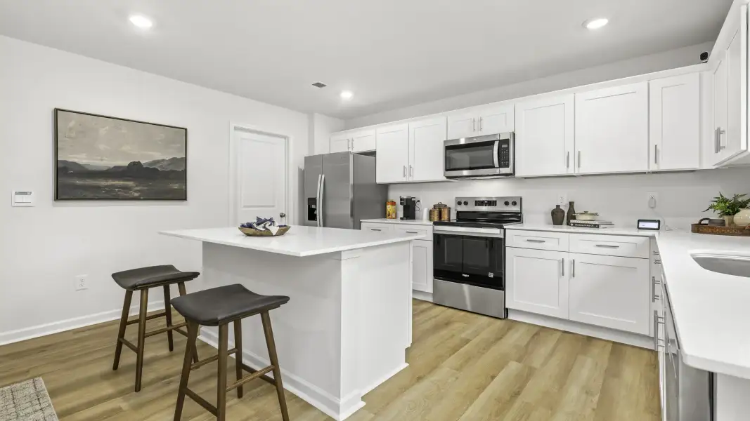 Furnished interior in a model home at Neal Place in Stokesdale (Image 7).