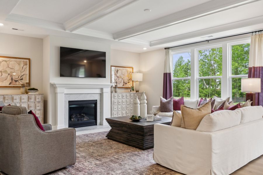 Furnished interior in a model home at Tramore in Harrisburg (Image 8).