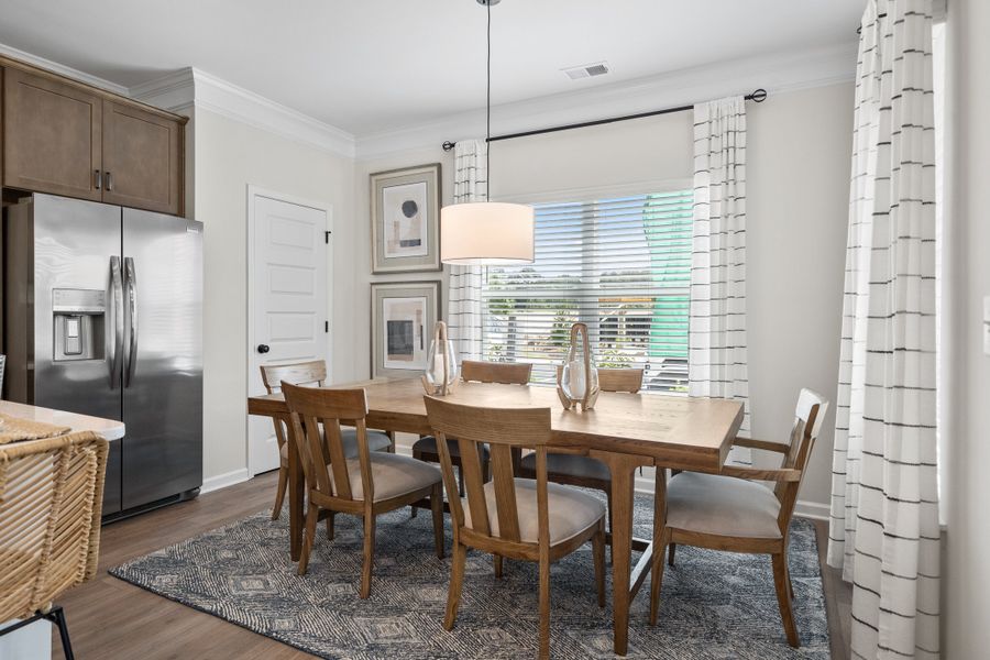 Furnished interior in a model home at Jackson Hills in Clarksville (Image 8). Furnished interior in a model home at Jackson Hills in Clarksville (Image 8).