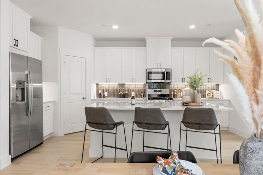 Furnished interior in a model home at Talia in Mesquite (Image 25).