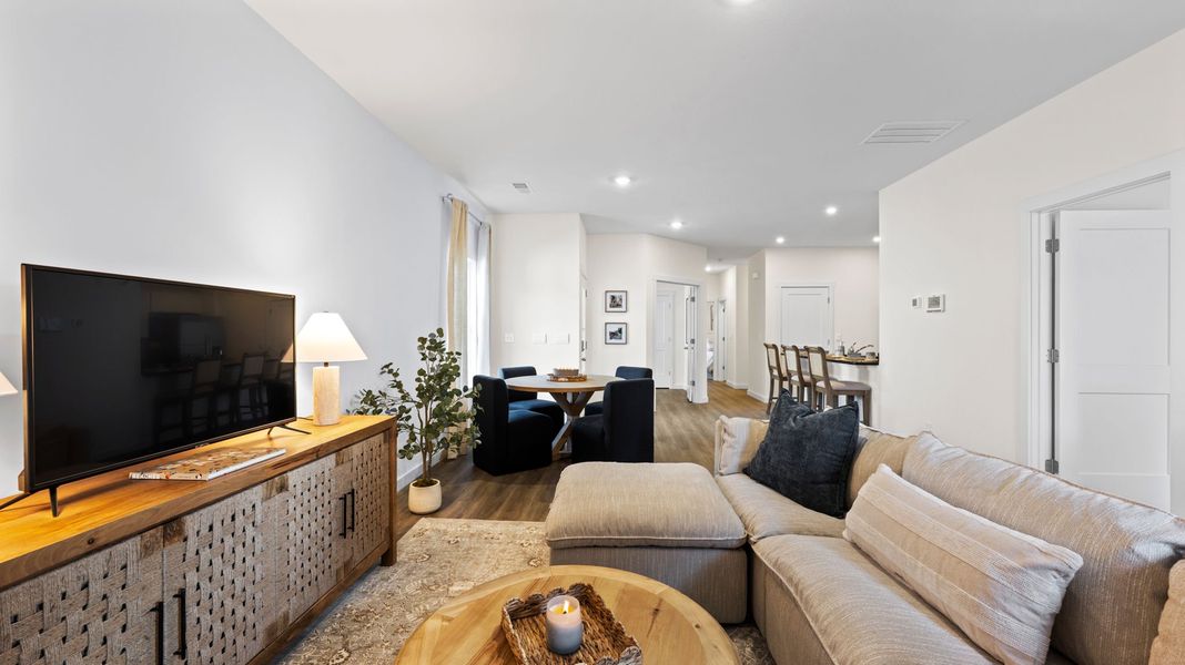 Furnished interior in a model home at Cambridge Cove in Chickamauga (Image 11).