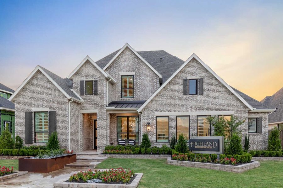 Front exterior of a home in the Riceland: 65ft. lots community, located in Mont Belvieu, TX (Image 4).