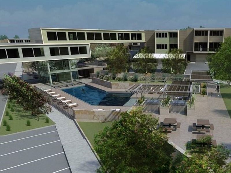 Image 3 of the SkyBridge Lofts community in Austin, TX.