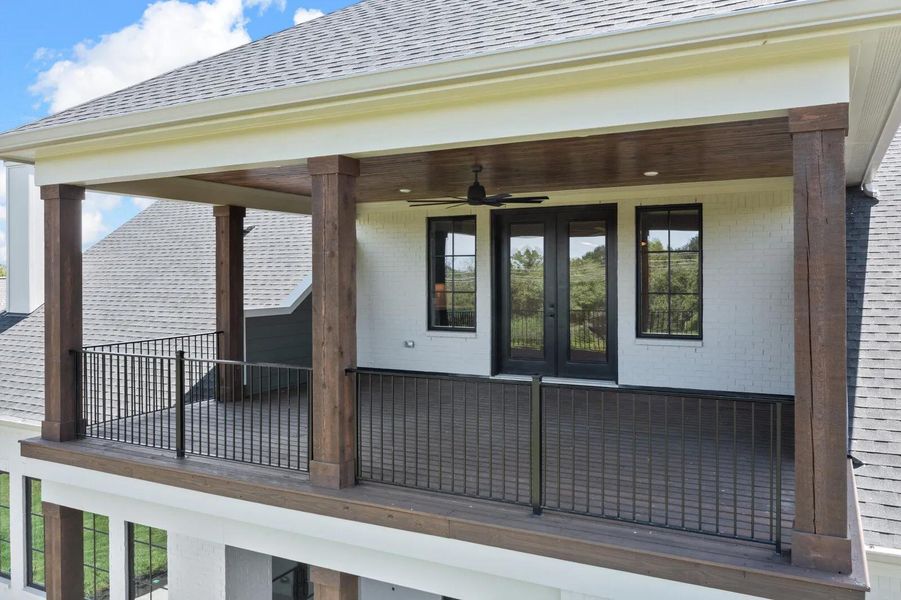 The Dresden H 2nd Story Covered Porch