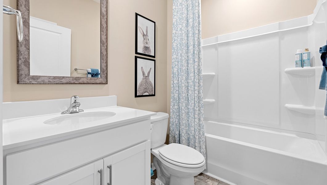 Furnished interior in a model home at Spring Ridge in Anderson (Image 4).