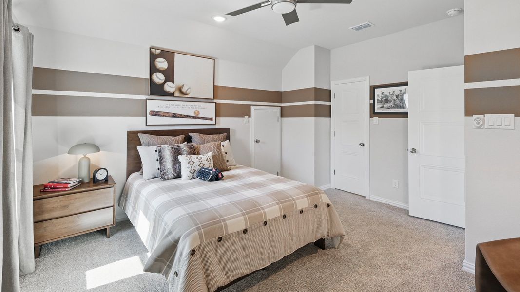 Furnished interior in a model home at Westside Preserve Premier in Midlothian (Image 30).