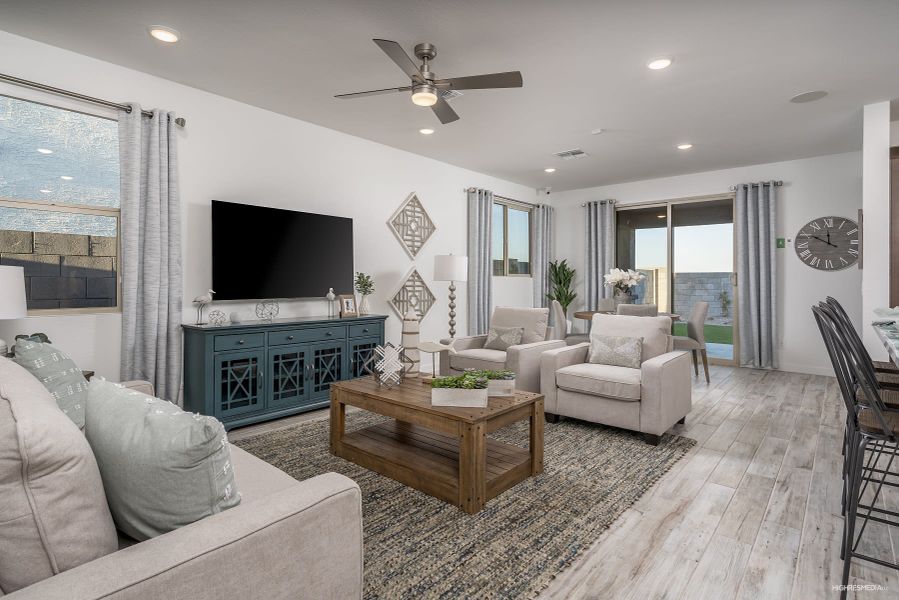 Great Room | Madera | The Villages at North Copper Canyon – Canyon Series | Surprise, AZ | Landsea Homes