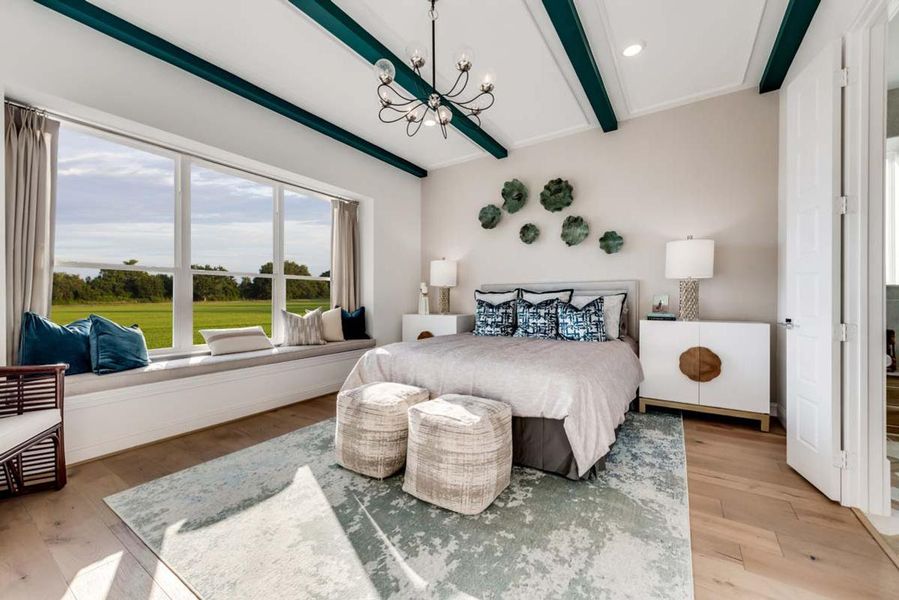 Furnished interior in a model home at Goodland in Prairie Ridge in Venus (Image 22).