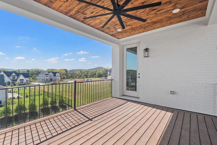 The Marabelle E 2nd Story Covered Porch