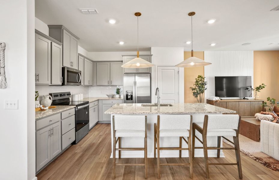 Open Kitchen with an Island