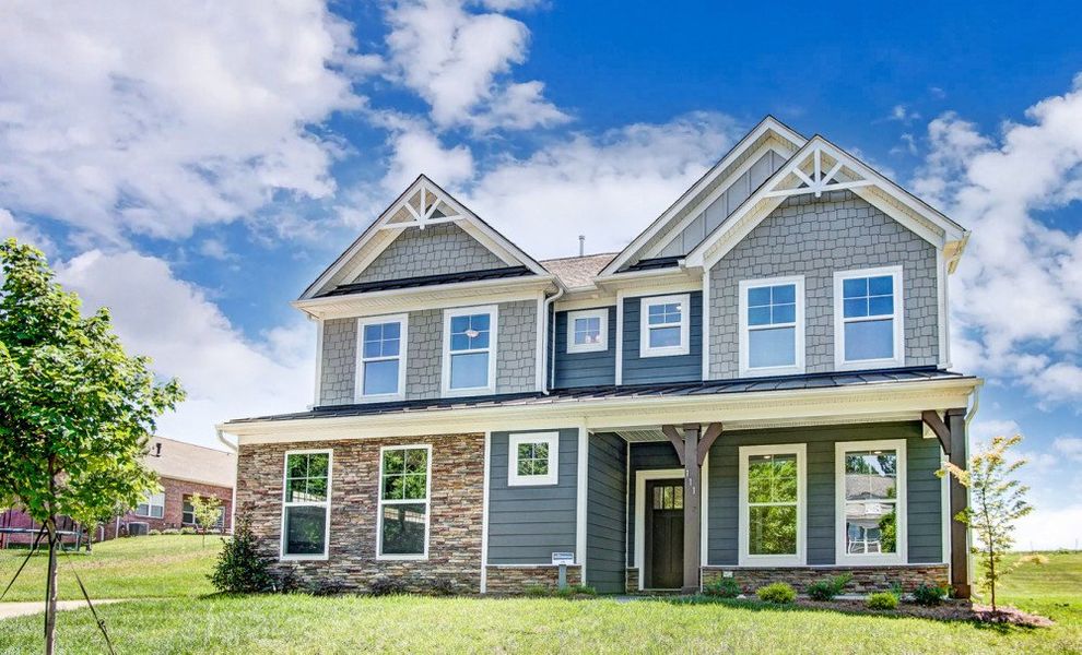 Front exterior of a home in the Carraway community, located in Greensboro, NC (Image 3).