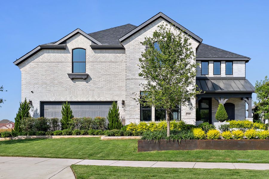 American Legend Homes' 60' model in Ten Mile Creek - Front Elevation American Legend Homes' 60' model in Ten Mile Creek - Front Elevation