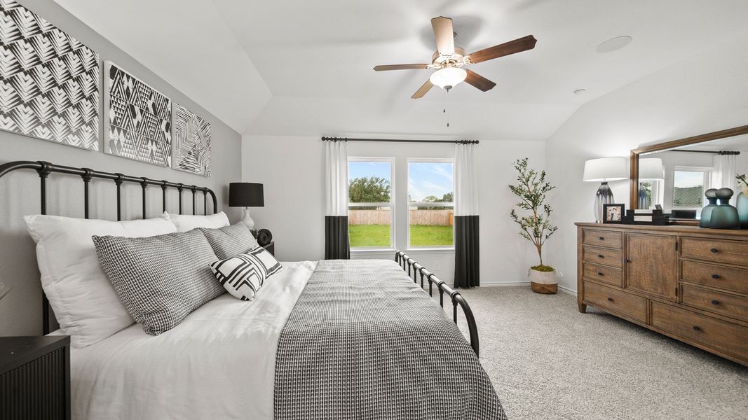 Furnished interior in a model home at China Grove in China (Image 13).