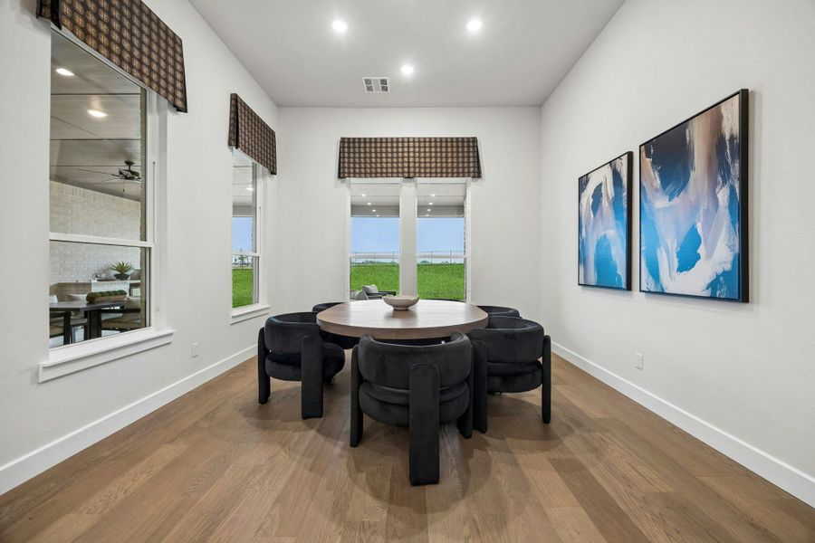Furnished interior in a model home at Discovery Lakes in Rockwall (Image 29).