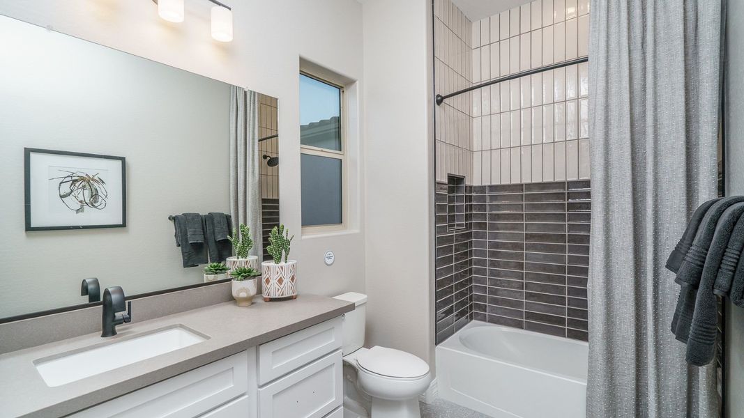 Furnished interior in a model home at The Foothills at Arroyo Norte in New River (Image 24). Furnished interior in a model home at The Foothills at Arroyo Norte in New River (Image 24).