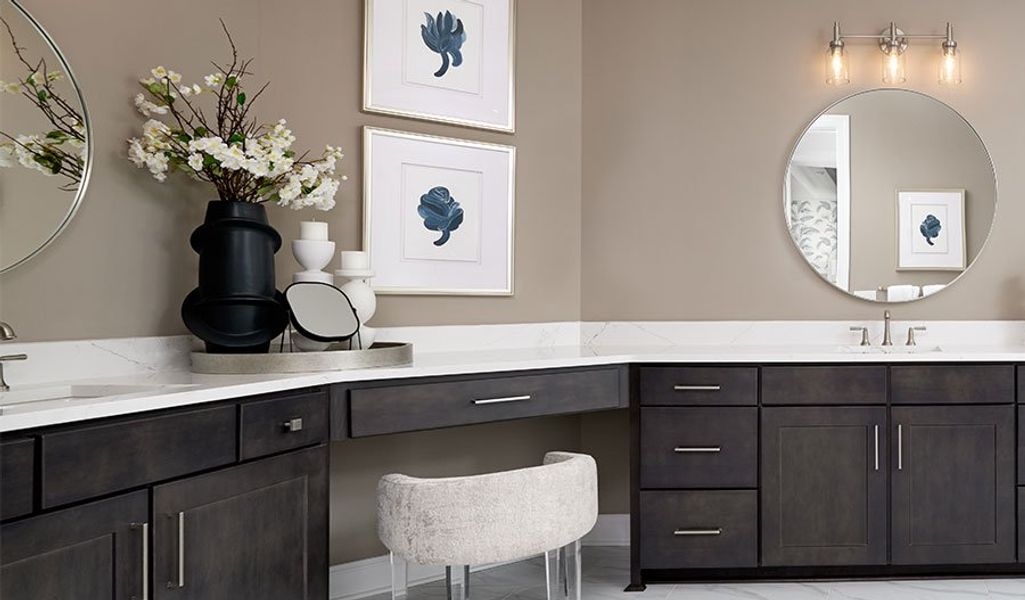 Furnished interior in a model home at August Park in Spring Hill (Image 25).