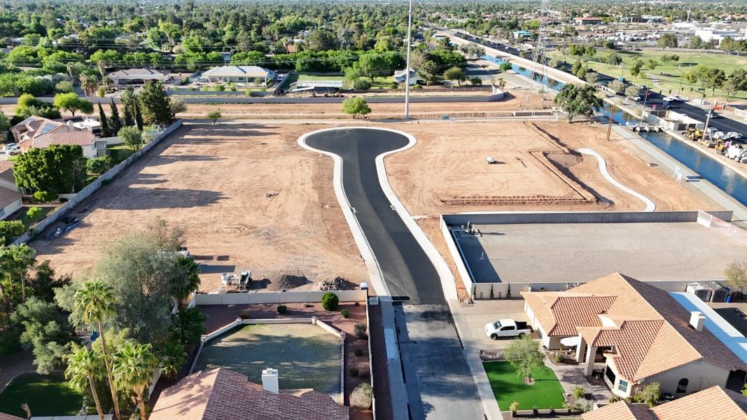 Site preparation and early development at 33 North in Gilbert, AZ (Image 6).