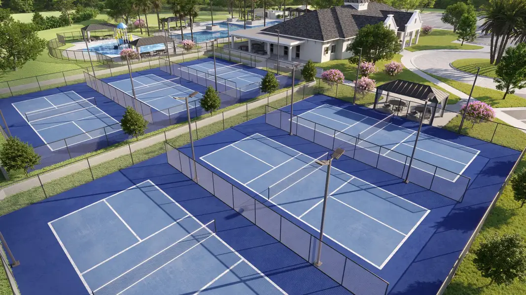 Pickleball Courts Rendering