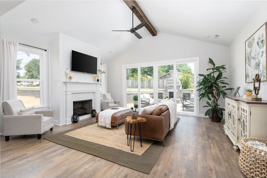 Furnished interior in a model home at Timberlee in Ooltewah (Image 4).