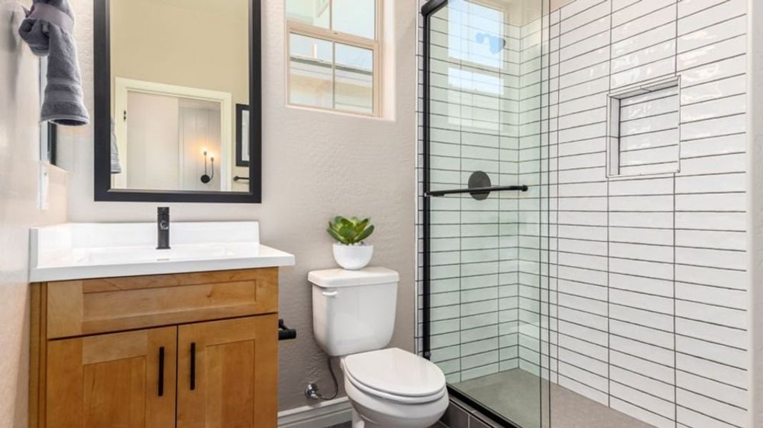 Furnished interior in a model home at Alamar Encore Collection in Avondale (Image 28).