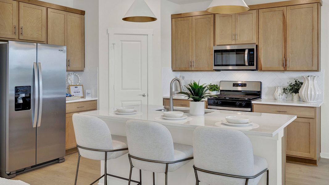 Furnished interior in a model home at Mayfair in New Braunfels (Image 25).
