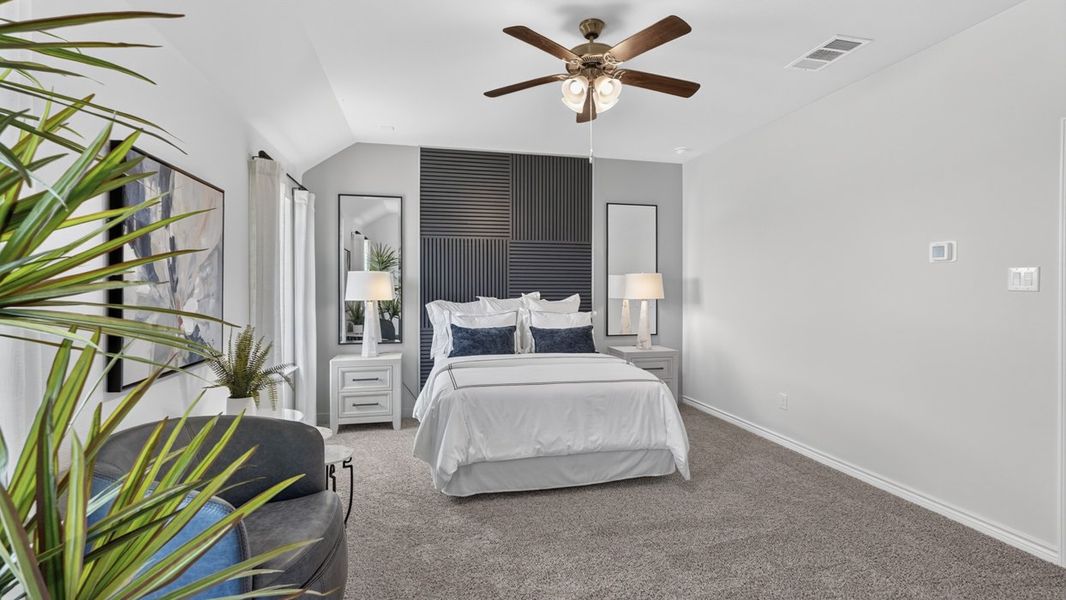 Furnished interior in a model home at Windchime in Celina (Image 44). Furnished interior in a model home at Windchime in Celina (Image 44).