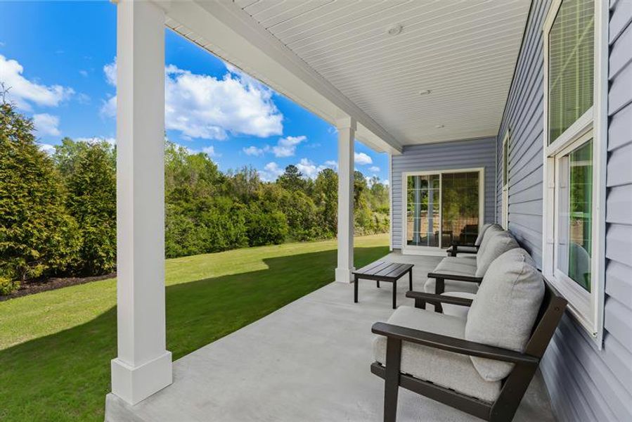 A quiet outdoor space to enjoy your morning coffee or wind down in the evening. A quiet outdoor space to enjoy your morning coffee or wind down in the evening.