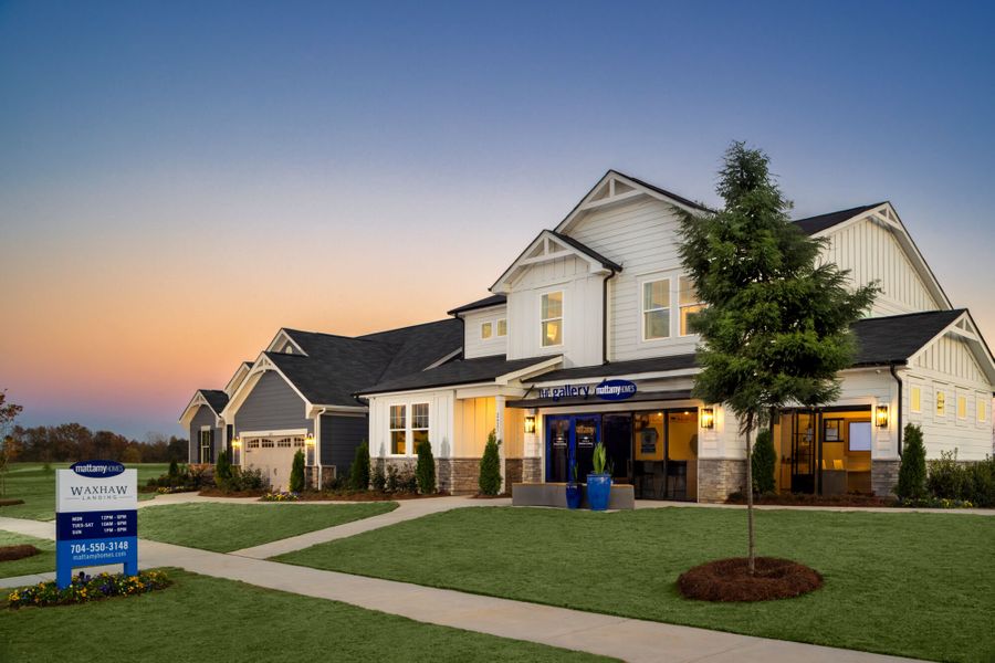 Waxhaw Landing model homes.