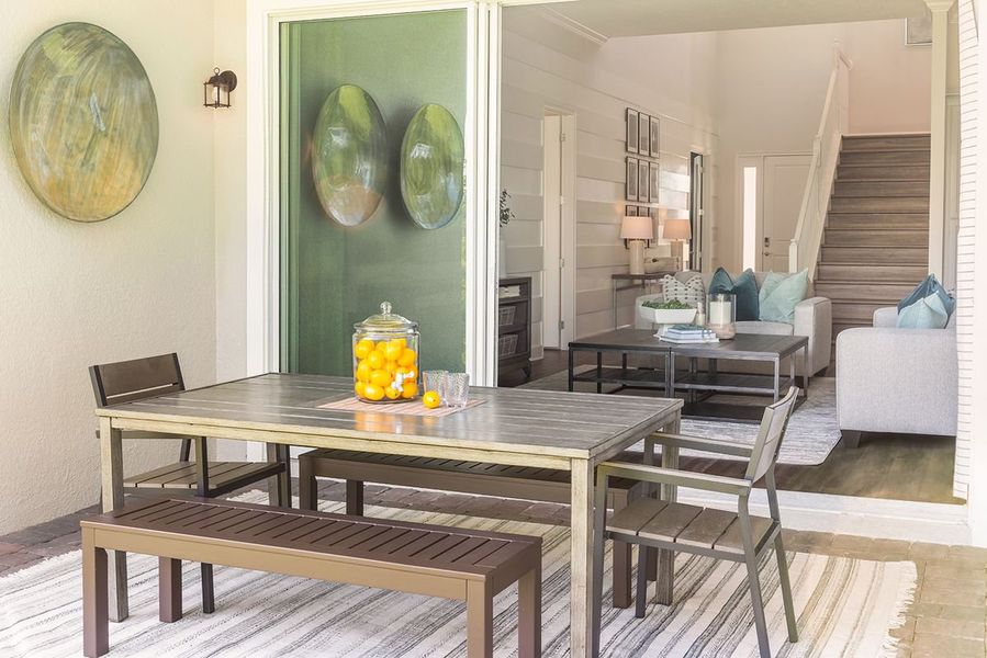 Furnished interior in a model home at Tamarack at Two Rivers in Zephyrhills (Image 49).