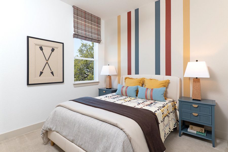 Furnished interior in a model home at Blue Heron Estates in Mont Belvieu (Image 23).