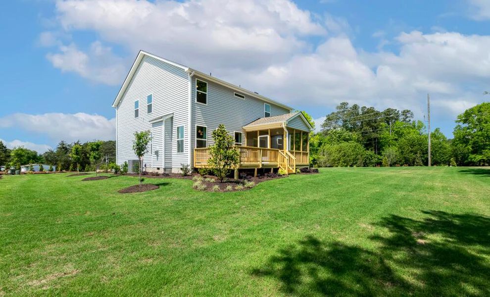 Front exterior of a home in the Castlewood community, located in Archer Lodge, NC (Image 8). Front exterior of a home in the Castlewood community, located in Archer Lodge, NC (Image 8).
