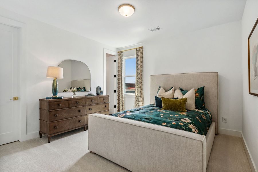 American Legend Homes' 60' model in Ten Mile Creek - Bedroom American Legend Homes' 60' model in Ten Mile Creek - Bedroom