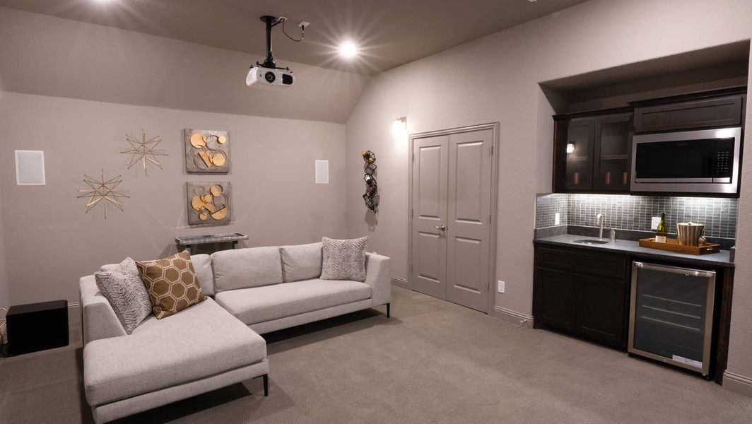 Furnished interior in a model home at La Frontera in Fort Worth (Image 10). Furnished interior in a model home at La Frontera in Fort Worth (Image 10).