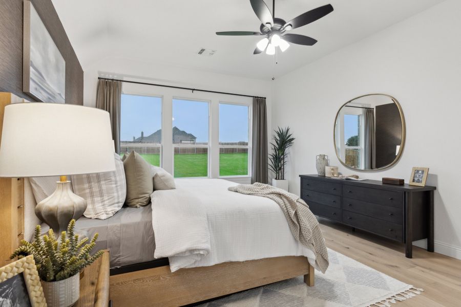 Furnished interior in a model home at Lovers Landing in Forney (Image 16).