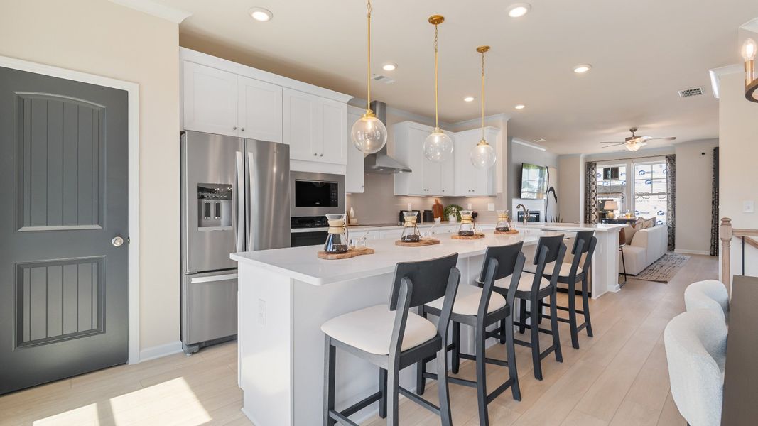 Furnished interior in a model home at Barrett Pointe in Kennesaw (Image 7).