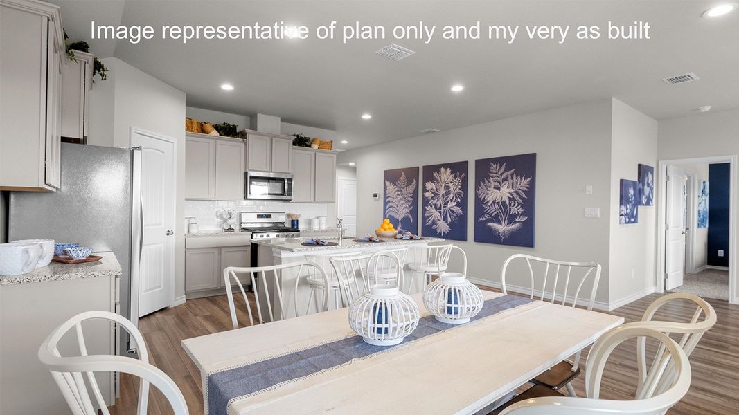 Furnished interior in a model home at Starlight Estates in Corpus Christi (Image 6).
