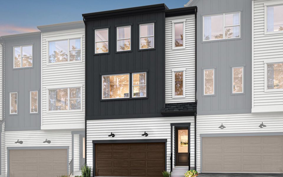 Front exterior of a home in the Archer Row community, located in Charlotte, NC (Image 8).