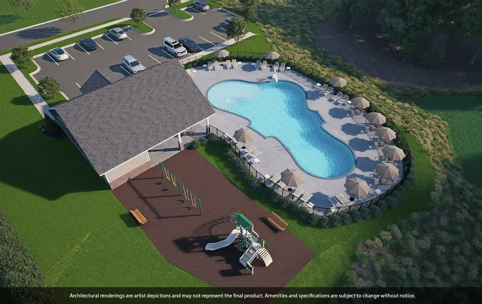 Community Pool, Cabana, and Playground | Porter Ridge Community Pool, Cabana, and Playground | Porter Ridge