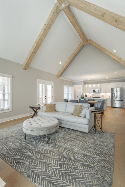 Furnished interior in a model home at Creekside in Cleveland (Image 24).