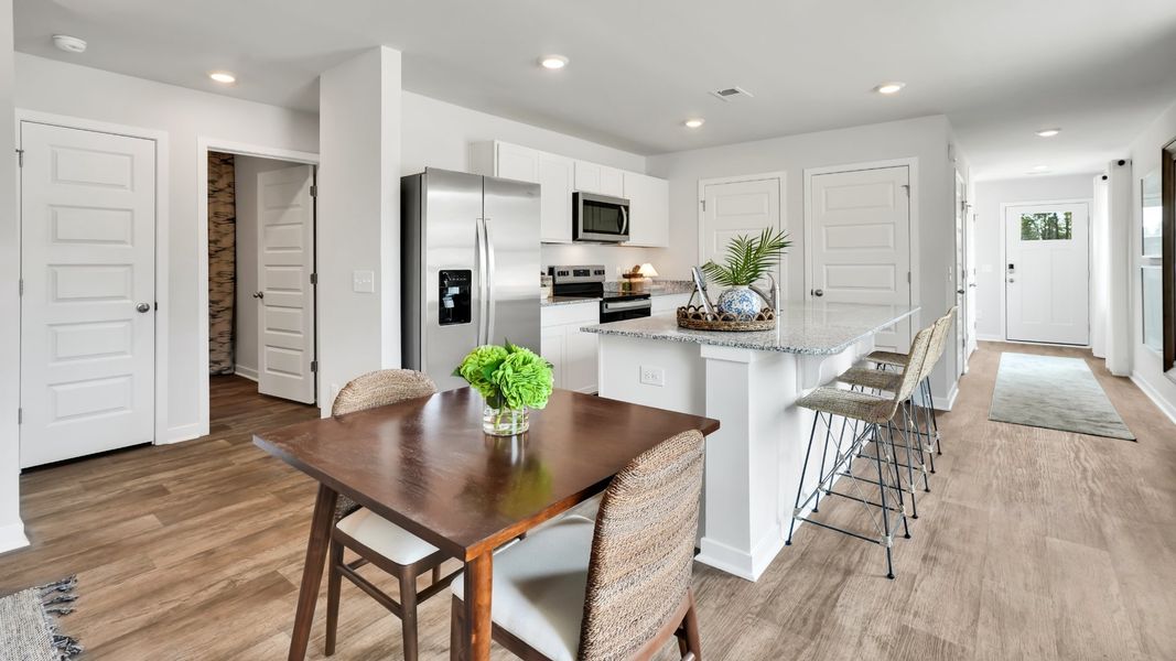 Furnished interior in a model home at Lockwood Landing in Supply (Image 12). Furnished interior in a model home at Lockwood Landing in Supply (Image 12).