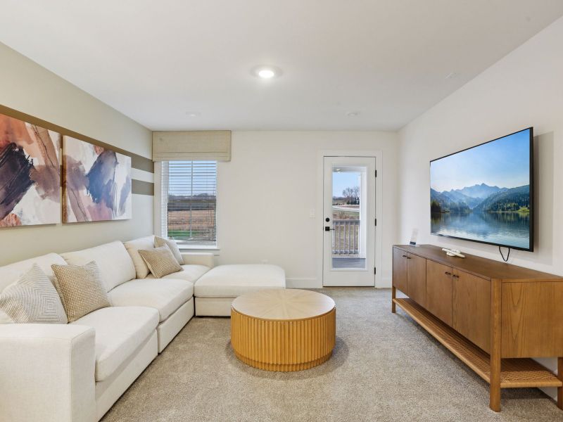 Furnished interior in a model home at Station Hill - Estate Series in Franklin (Image 8).