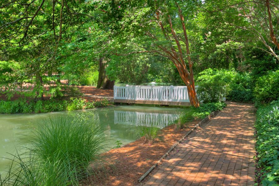 Discover a peaceful retreat among the walking paths, landscapes, and gardens of Hopelands Gardens